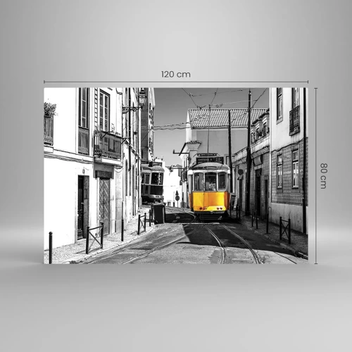 Obraz na szkle - Duch Lizbony - 120x80 cm