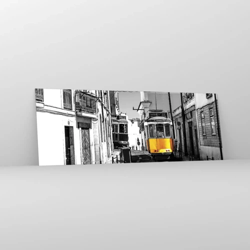 Obraz na szkle - Duch Lizbony - 140x50 cm