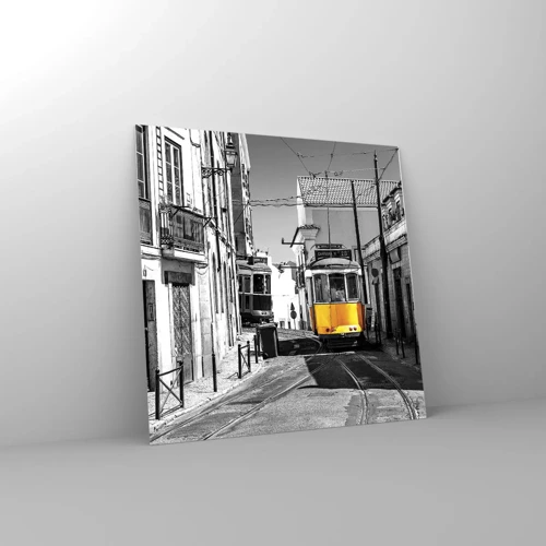 Obraz na szkle - Duch Lizbony - 40x40 cm