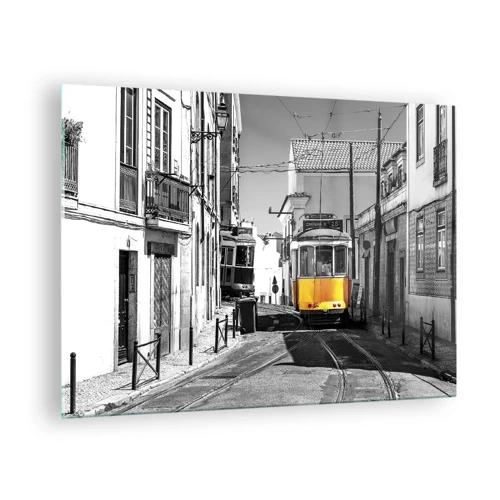 Obraz na szkle - Duch Lizbony - 70x50 cm