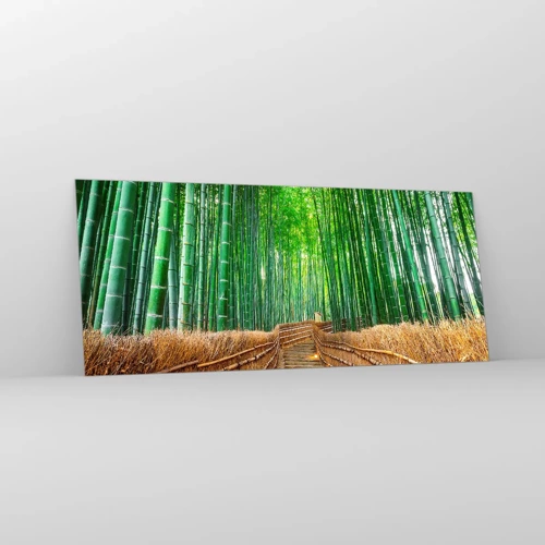 Obraz na szkle - Esencja azjatyckiej natury - 120x50 cm