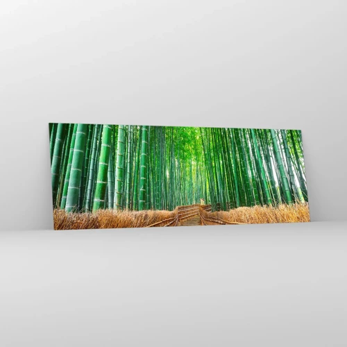 Obraz na szkle - Esencja azjatyckiej natury - 140x50 cm