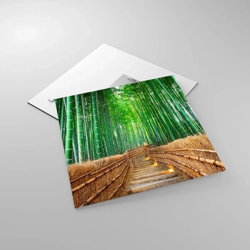Obraz na szkle - Esencja azjatyckiej natury - 40x40 cm