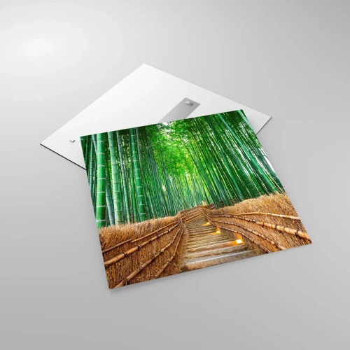 Obraz na szkle - Esencja azjatyckiej natury - 70x70 cm