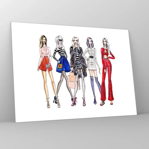 Obraz na szkle - Every week Fashion Week - 70x50 cm