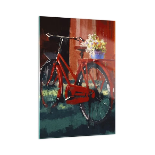 Obraz na szkle - I want to ride my bicycle - 50x70 cm