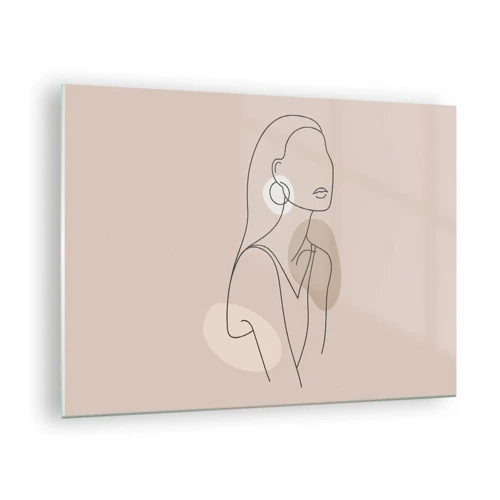 Obraz na szkle - Ikona dziewczęcości - 70x50 cm