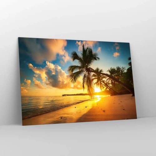 Obraz na szkle - Karaibskie marzenie - 120x80 cm