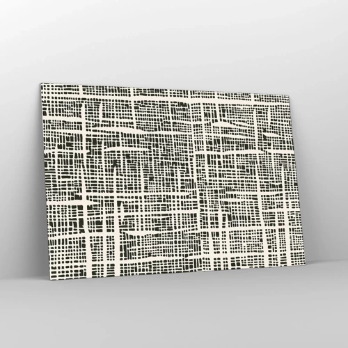 Obraz na szkle - Kompozycja utkana - 120x80 cm