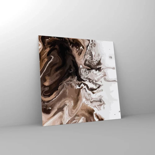 Obraz na szkle - Kontredans barw - 50x50 cm