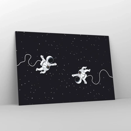 Obraz na szkle - Kosmiczny pląs - 120x80 cm