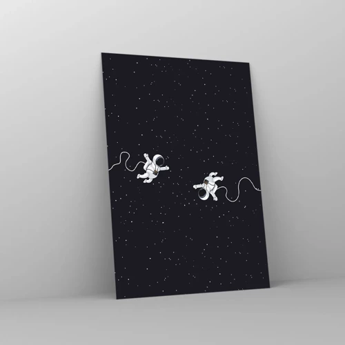 Obraz na szkle - Kosmiczny pląs - 70x100 cm