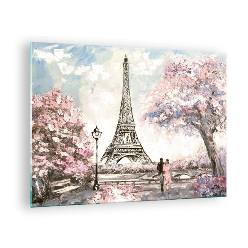 Obraz na szkle - Kwietniowy spacer po Paryżu - 70x50 cm