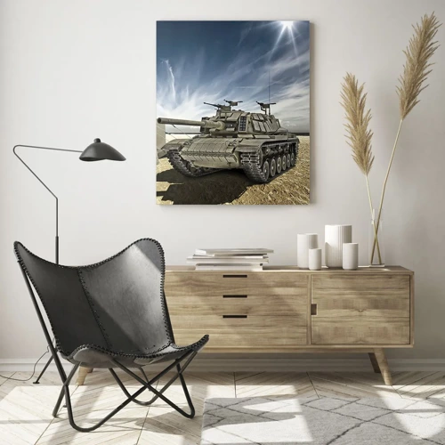 Obraz na szkle - Militarny sen - 50x70 cm