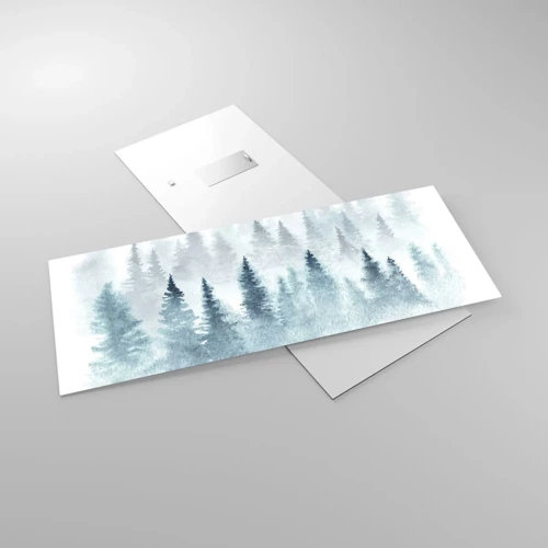 Obraz na szkle - Otulone mgłą - 100x40 cm