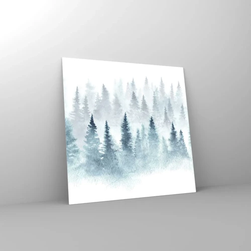 Obraz na szkle - Otulone mgłą - 30x30 cm