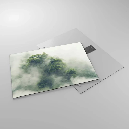 Obraz na szkle - Otulone mgłą - 70x50 cm