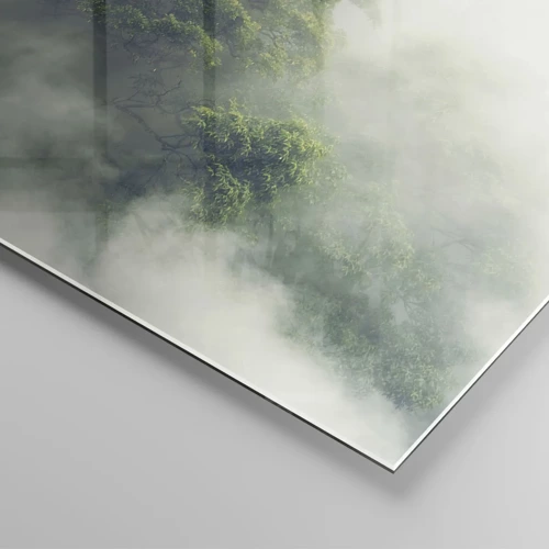Obraz na szkle - Otulone mgłą - 70x50 cm