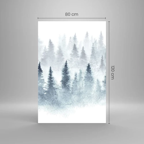 Obraz na szkle - Otulone mgłą - 80x120 cm