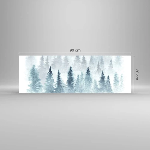 Obraz na szkle - Otulone mgłą - 90x30 cm