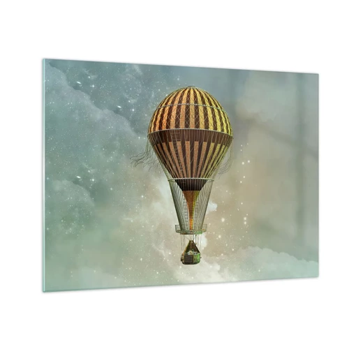 Obraz na szkle - Pionierskie loty - 70x50 cm