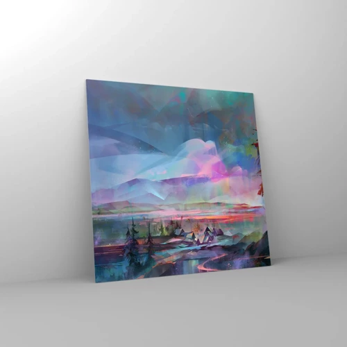 Obraz na szkle - Pod życzliwym niebem - 30x30 cm