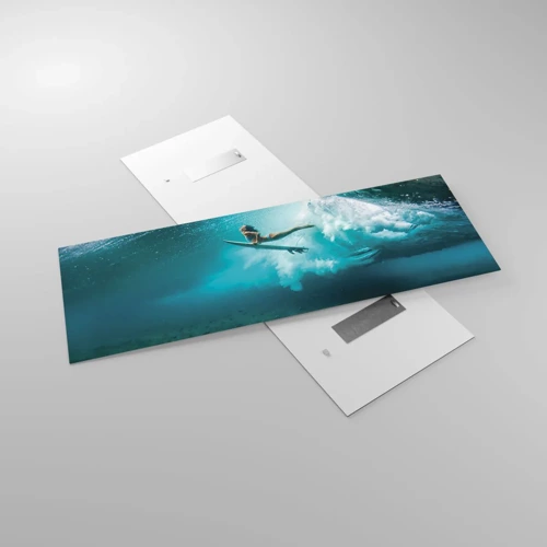Obraz na szkle - Podwodny świat - 140x50 cm