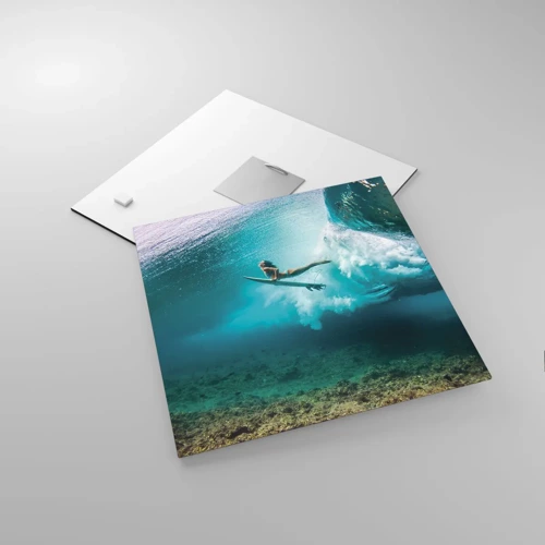 Obraz na szkle - Podwodny świat - 30x30 cm