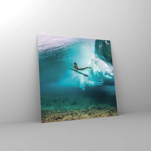Obraz na szkle - Podwodny świat - 40x40 cm