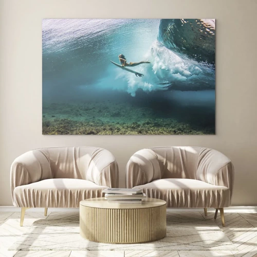 Obraz na szkle - Podwodny świat - 70x50 cm