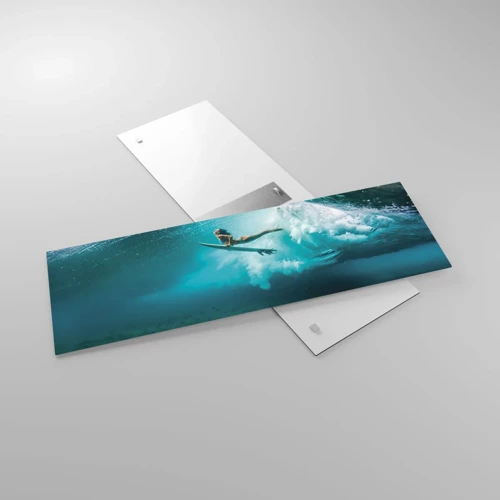 Obraz na szkle - Podwodny świat - 90x30 cm