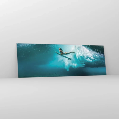 Obraz na szkle - Podwodny świat - 90x30 cm