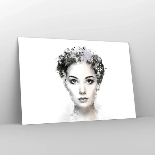 Obraz na szkle - Portret niezwykle stylowy - 120x80 cm
