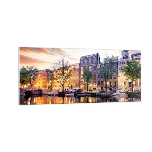 Obraz na szkle - Powściągliwe i spokojne holenderskie piękno - 100x40 cm