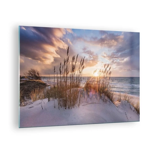 Obraz na szkle - Pożegnanie słońca i wiatru - 70x50 cm