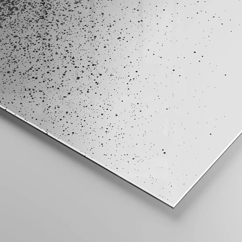 Obraz na szkle - Ruch cząsteczek - 100x40 cm