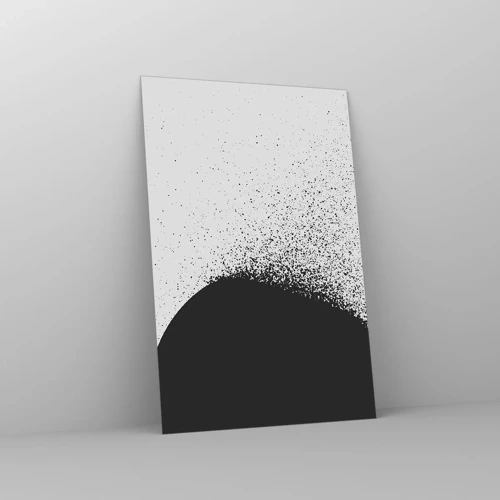 Obraz na szkle - Ruch cząsteczek - 80x120 cm