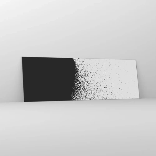 Obraz na szkle - Ruch cząsteczek - 90x30 cm