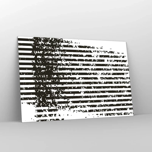 Obraz na szkle - Rytm i szum - 120x80 cm