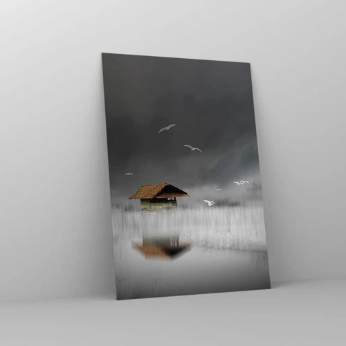 Obraz na szkle - Schronienie przed deszczem - 70x100 cm