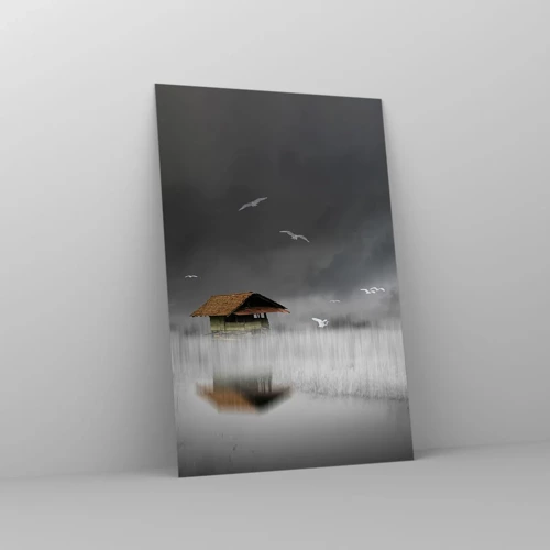 Obraz na szkle - Schronienie przed deszczem - 80x120 cm