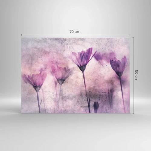 Obraz na szkle - Sen kwiatów - 70x50 cm