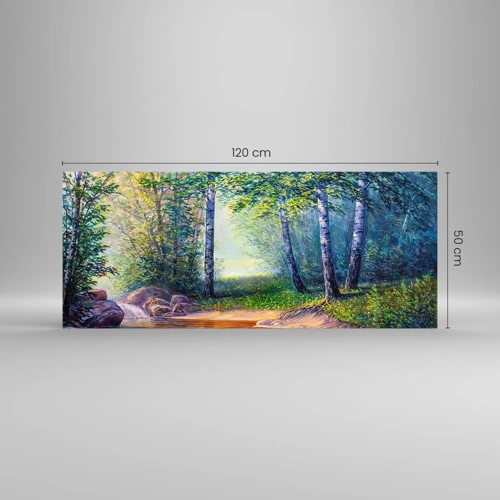 Obraz na szkle - Sielankowa sceneria - 120x50 cm