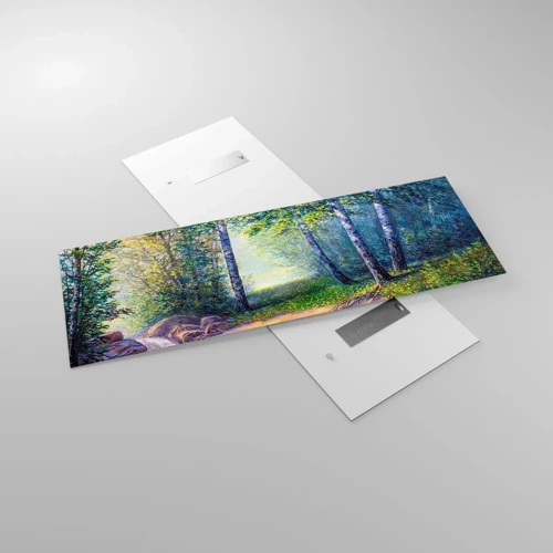Obraz na szkle - Sielankowa sceneria - 140x50 cm