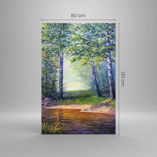 Obraz na szkle - Sielankowa sceneria - 80x120 cm