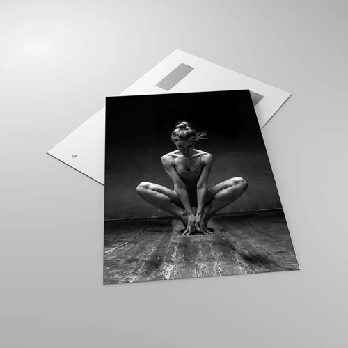 Obraz na szkle - Skupienie tanecznej energii - 70x100 cm
