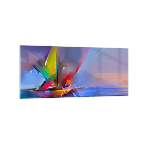 Obraz na szkle - Śmigła jak ptak - 120x50 cm