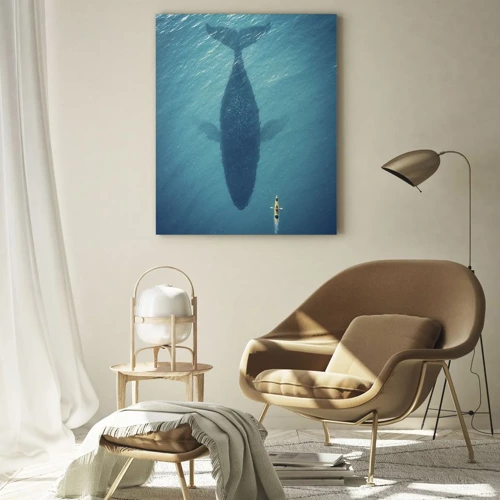 Obraz na szkle - Spotkanie na oceanie - 50x70 cm