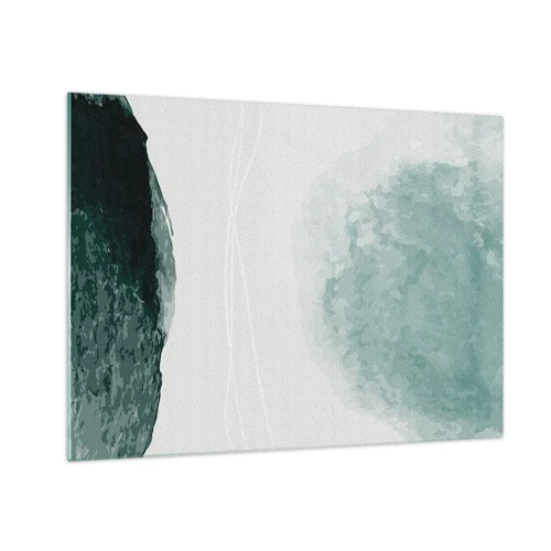 Obraz na szkle - Spotkanie z mgłą - 70x50 cm