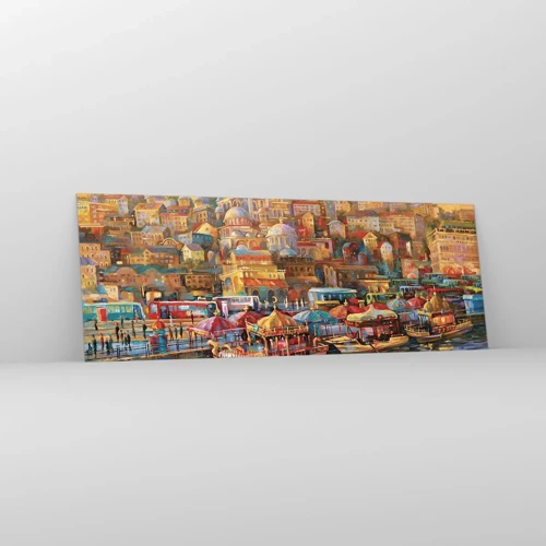 Obraz na szkle - Stambulska opowieść - 140x50 cm